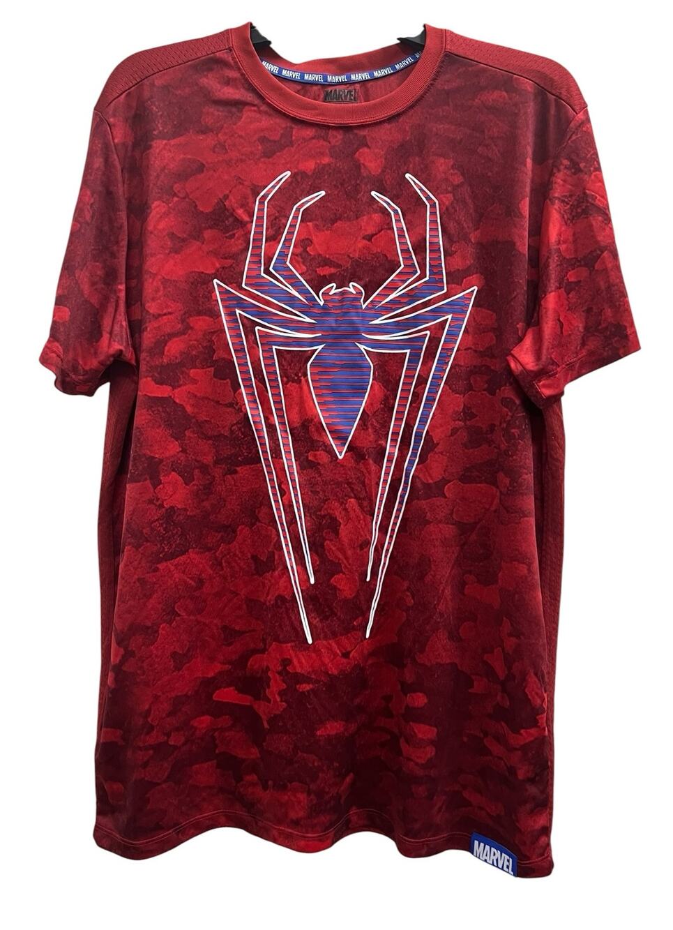 Marvel elite Spiderman red camo dri fit nah vent back NWOT SZ XL